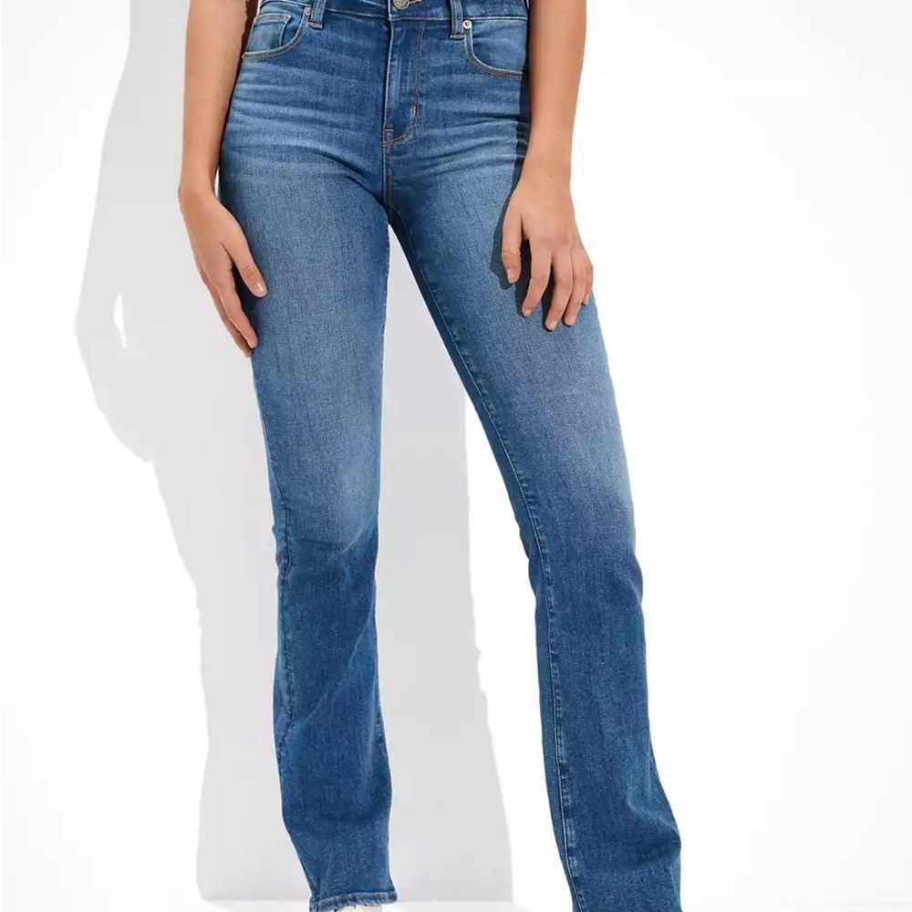 AE High Rise Skinny Kick Flare